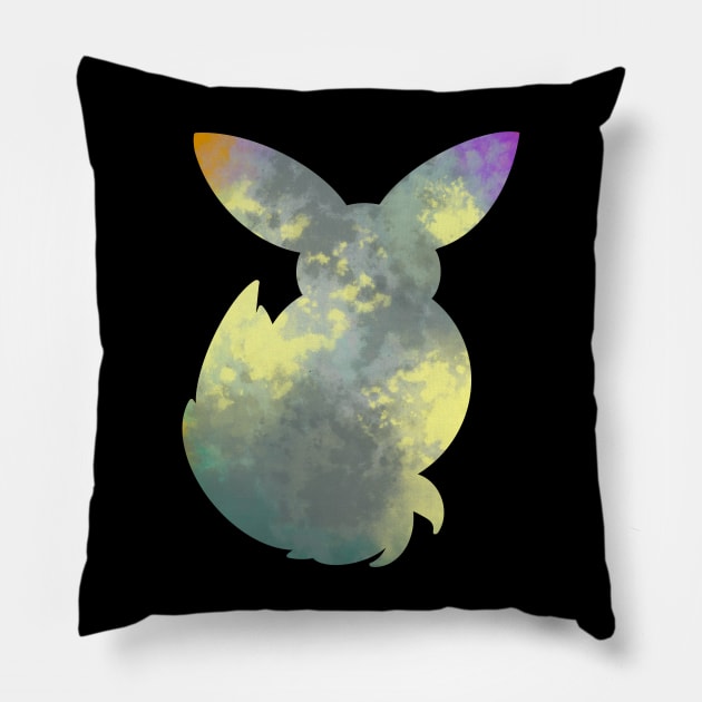 Multicolored Fennec Fox Pillow by Trizi‘s Art