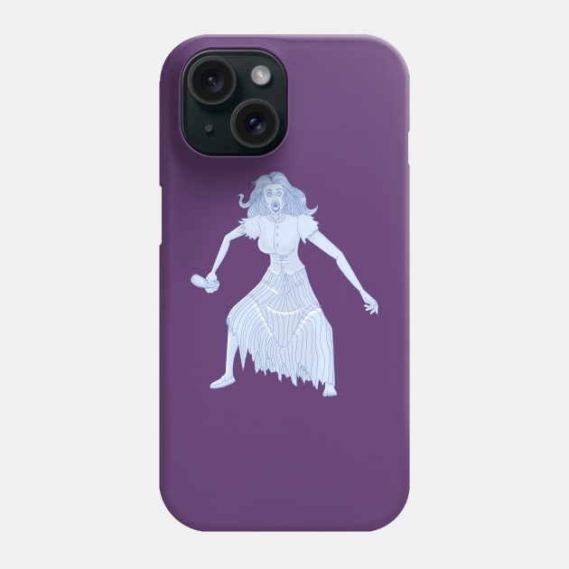 Ghost Lady La Chancla Phone Case by Boeregard’s