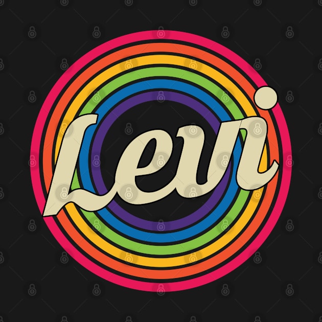 Levi - Retro Rainbow Style by MaydenArt