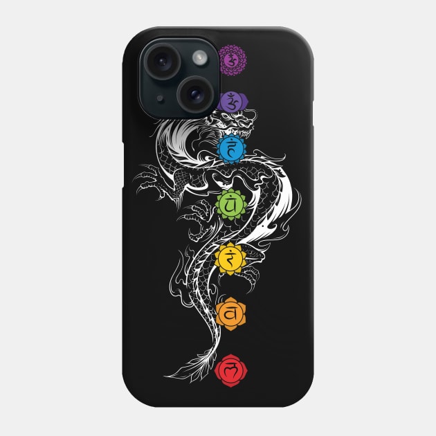 White Dragon Chakras - Spiritual Phone Case by Nirvanax Studio