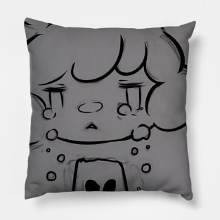 Sad alpaca Pillow