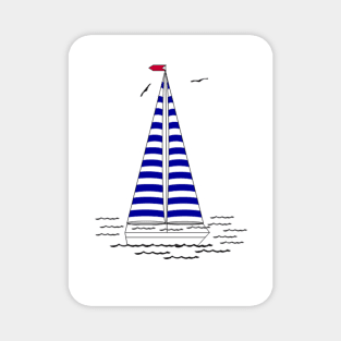 Gone Sailing Graphic Magnet