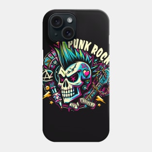 Punk Palette: A Riot of Rhythm and Art Phone Case