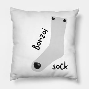 Borzoi sock Pillow