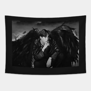 Yoongi B&W Tapestry