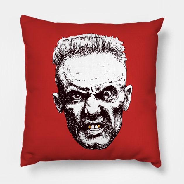 Angry Ninja Die Antwoord Pillow by Already Original