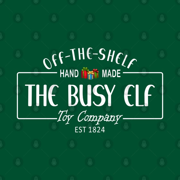 The Busy Elf Toy Company, est 1824. Off the shelf, hand made by Blended Designs