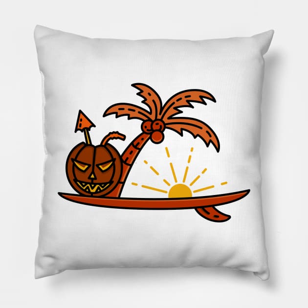 Summerween Pillow by polkamdesign