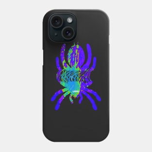 Tarantula Silhouette V44 (Tie Dye) Phone Case