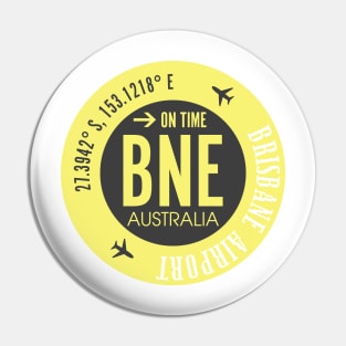 Airport Brisbane Pin