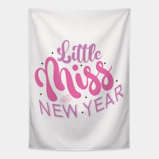 Little Miss New Year Tapestry