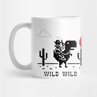 Chrome Dino Hit the Slopes Mug