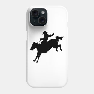 Rodeo Cowboy Silhouette Phone Case