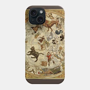 Vintage Constellation of the Northern Sky by Thomas Hood Phone Case