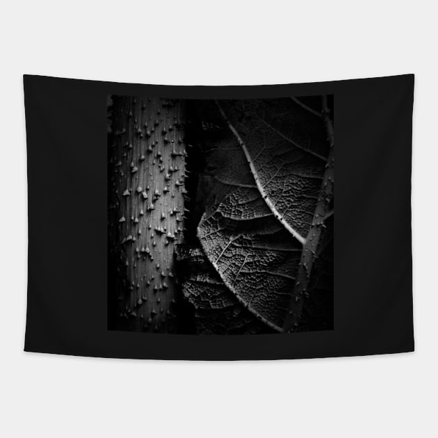 RETAIN THE GRAIN ON GUNNERA Tapestry by dumbodancer