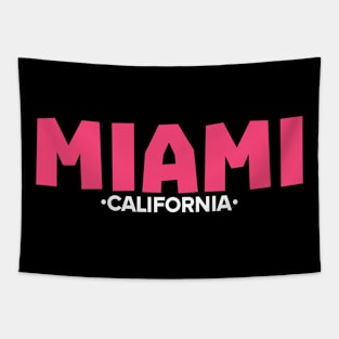 MIAMI california t-shirt classic Tapestry