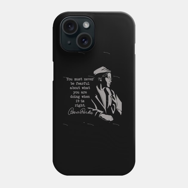 Rosa Parks SVG Phone Case by Zacharys Harris