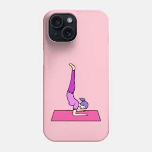 Yoga forearm stand Phone Case