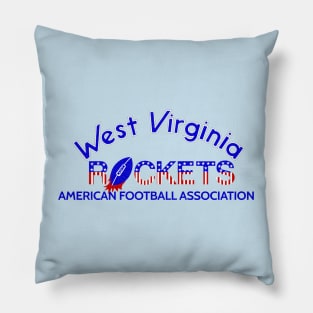 Defunct West Virginia (Charleston) Rockets AFA Football 1983 Pillow