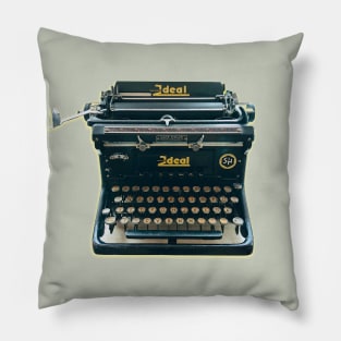 Vintage Typewriter Pillow