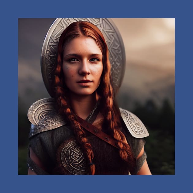 Viking Shield Maiden by Grassroots Green