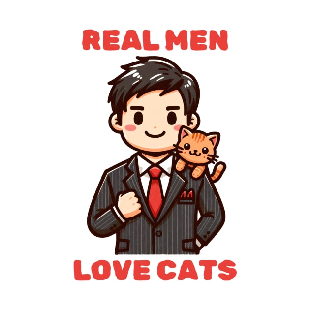 Real Men Love Cats by PunnyBitesPH