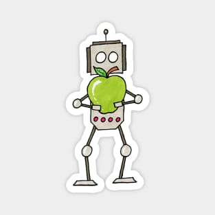 Green Apple bot Magnet