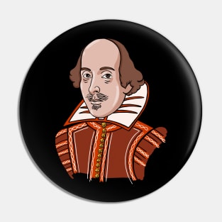 William Shakespeare Pin