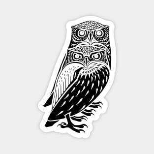 Vintage Owls Magnet