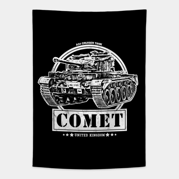 Comet Tank Tapestry by rycotokyo81