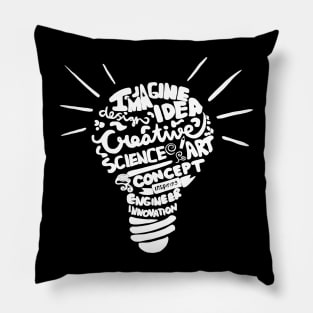 Makers Lightbulb Pillow