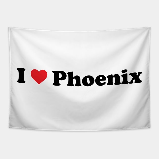 I Love Phoenix Tapestry by Novel_Designs