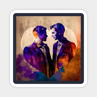 Gay Pride - An abstract expression of Love Magnet