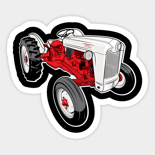 Discover Ford Tractor - Tractor - Sticker