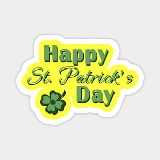 St. Patrick's Day Clover Magnet