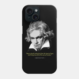 Beethoven Quote Phone Case