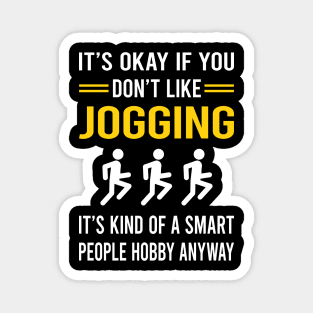 Smart People Hobby Jogging Jog Jogger Magnet