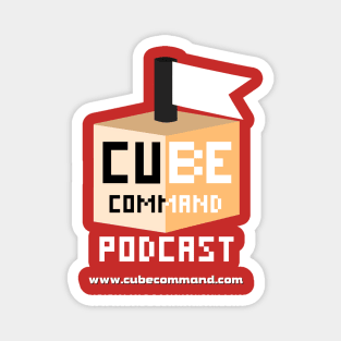 Cube Command Podcast Logo Mid-Sized Magnet