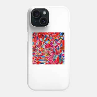 Stained Glass Floral Abstract Phone Case