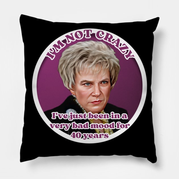 Steel Magnolias - Shirley Maclaine Pillow by Zbornak Designs