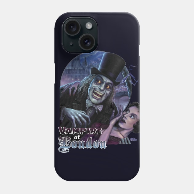 Vampire of London Phone Case by monstermangraphic