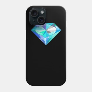 pretty sapphire diamond Phone Case