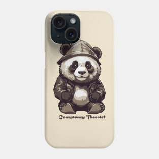 Conspiracy Theorist Panda Phone Case