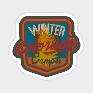 Winter park camper Colorado badge adventure Magnet