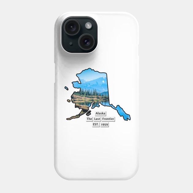 Alaska USA Phone Case by Designs by Dyer