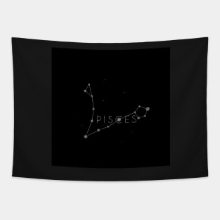 Zodiac sign constellation - pisces Tapestry