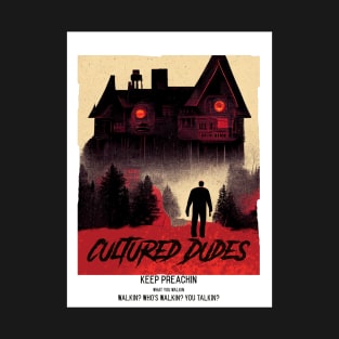 Cultured Dudes Haunted House T-Shirt