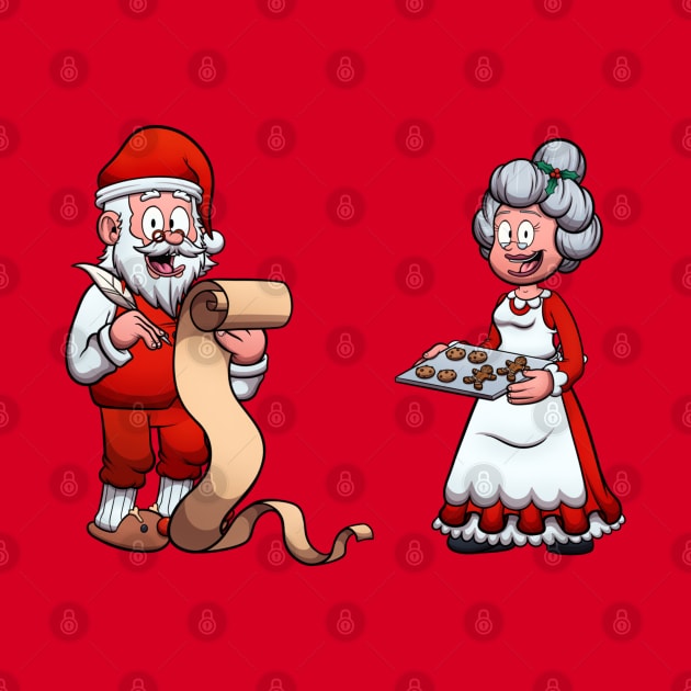 Santa Claus And Mrs. Claus by TheMaskedTooner