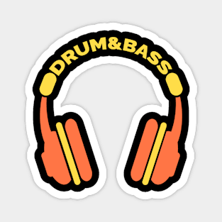 Drum And Bass Headphones Magnet