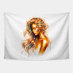 Golden Image Tapestry